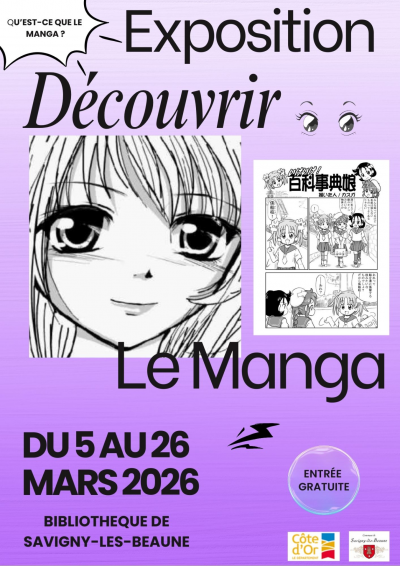 Exposition manga à la bibliothèque de Savigny-lès-Beaune