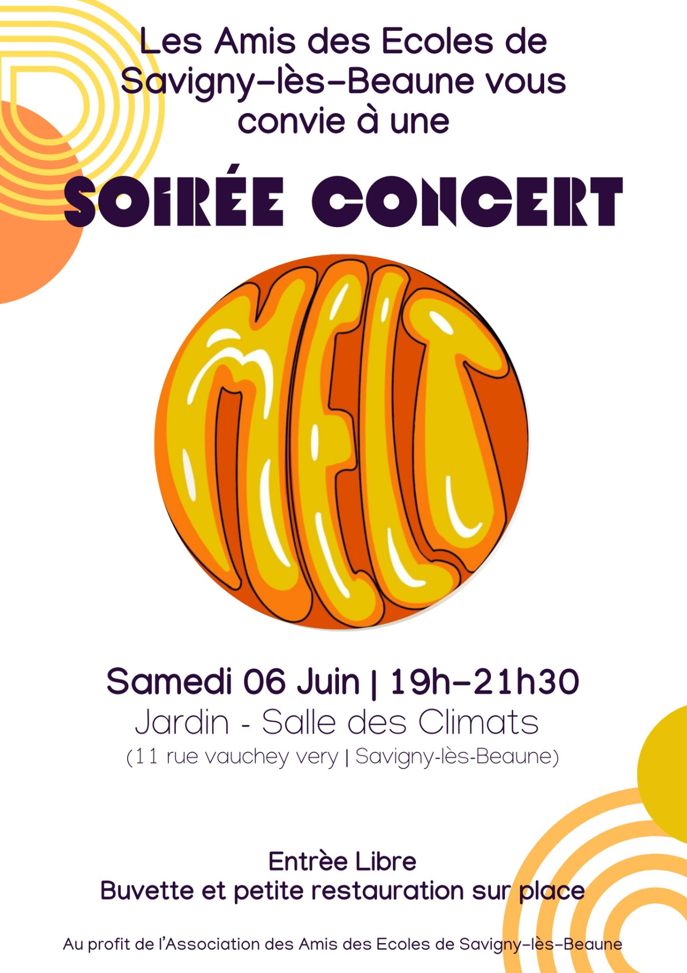 soirée concert salle des Climats