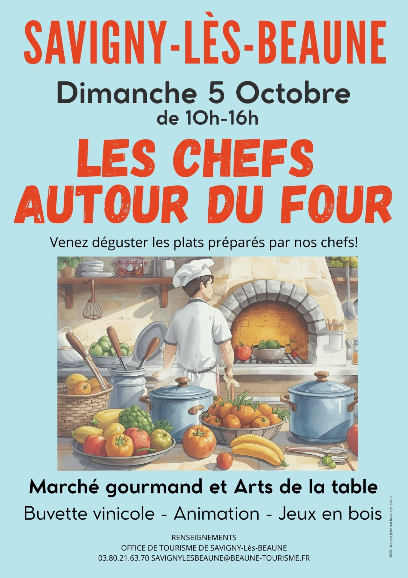 Chefs autour du four